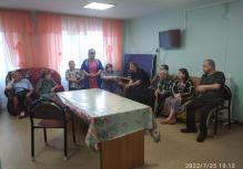 Производственное собрание сотрудников ГБУ ВДИ с получателями социальных услуг.