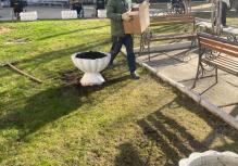 Субботник по благоустройству территории ГБУ ВДИ