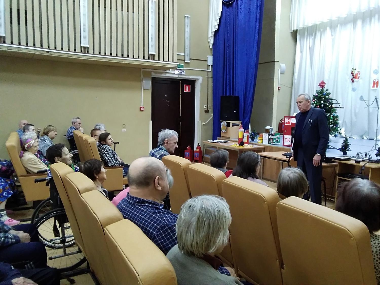 «26» декабря 2019 года в нашем доме-интернате для престарелых и инвалидов с персоналом и получателями социальных услуг проведено комплексное мероприятие по предотвращению террористических актов, правильному поведению и защите себя, окружающих при террористическом акте, по предупреждению пожаров, гибели и травмирования людей, а также о соблюдении внутреннего распорядка и противопожарного режима в период Новогодних каникул
itemprop=